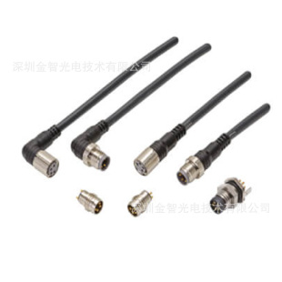 M8 Aviation Plug Connector Sensor 3-core 4-core Pinhole Male and Female Plug Connector Solder-free Screw Crimping Waterproof