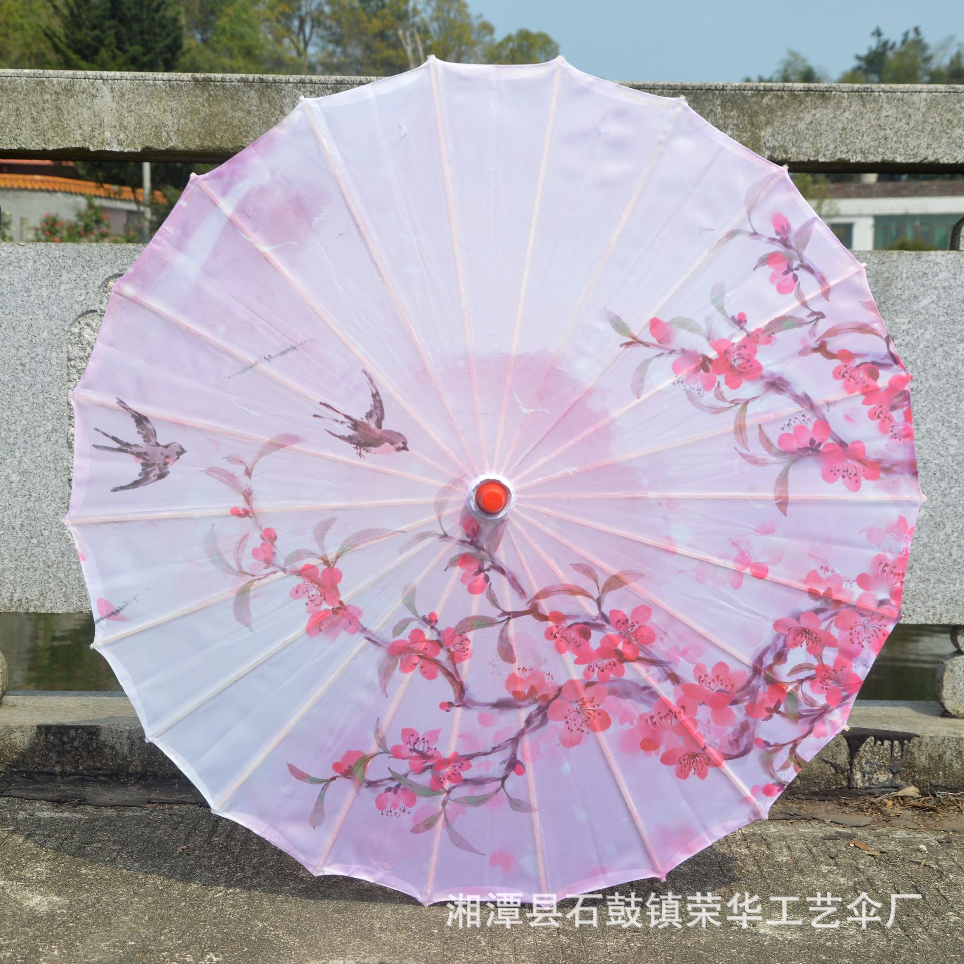 Directo de fábrica paraguas de papel aceitado techo paraguas decorativo femenino hecho a mano estilo antiguo danza hanfu paraguas de seda de estilo chino lote