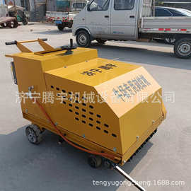 牧场防滑刻纹机视频 奶牛场路面开槽机图片 养牛场拉槽机厂家