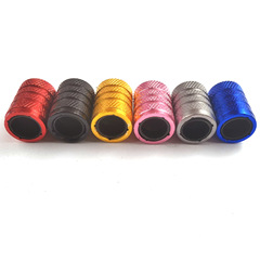 Car Tire Aluminum Alloy Colorful American Air Cap Built-in Plastic Protection Sedan Dustproof Valve Cover