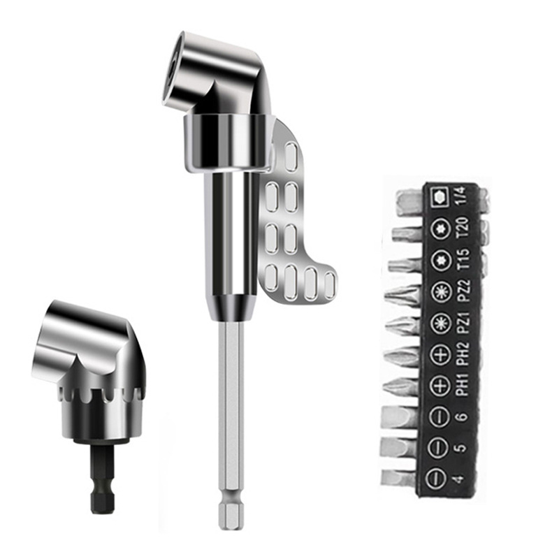 Manga de cambio rápido universal flexible eje destornillador Dispositivo de esquina manga mágica AD biela destornillador combinación traje