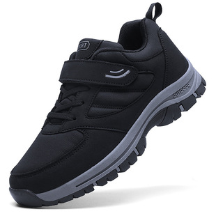 Factory Direct spring and autumn old men's shoes soft bottom walking shoes men's warm comfortable middle-aged and elderly shoes women's travel shoes