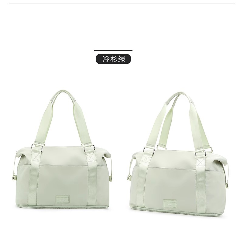 Bolsa de viaje de gran capacidad para mujer con tirante portátil para viajes de negocios, bolsa de almacenamiento portátil para el parto, bolsa de deporte y fitness, bolsa de lona