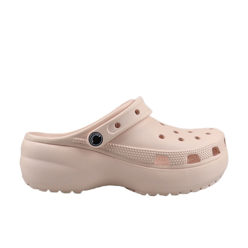 Zapatos con agujeros Zapatos de mujer Nubes Summer Baotou Sandalias y zapatillas Antideslizantes y transpirables Sandalias de fondo grueso para exteriores Zapatos de playa