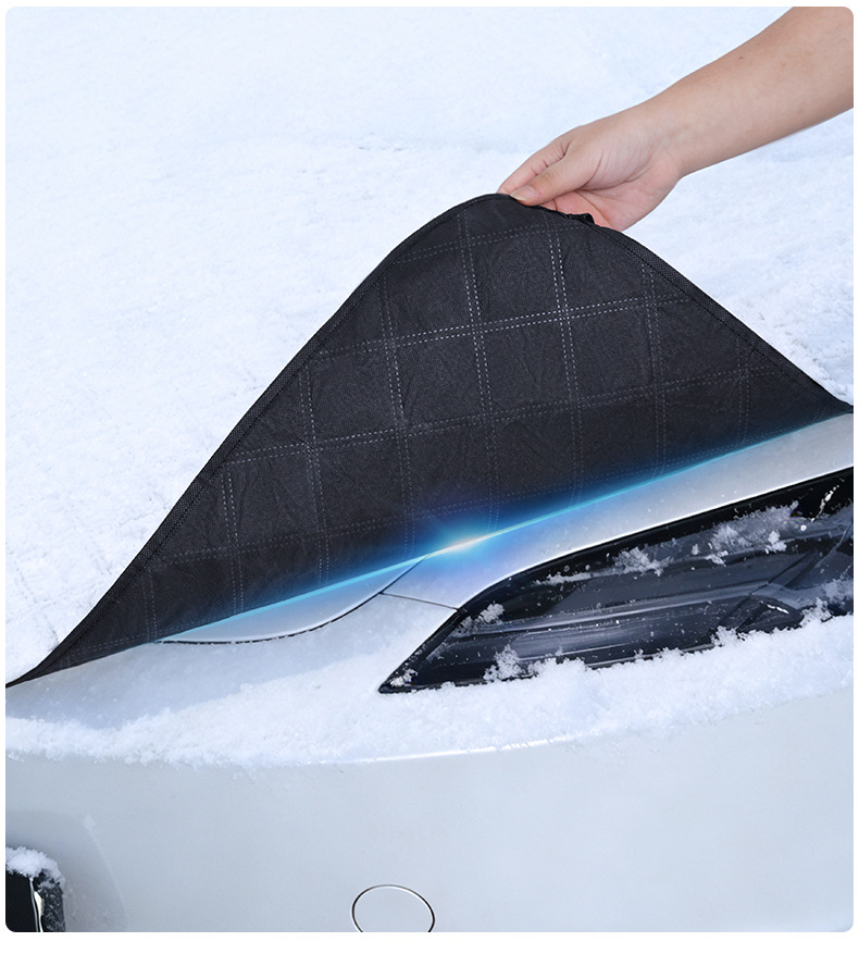 Suitable for Tesla Model Y/Yl/3 Car Front Windshield Winter Snow Cover, Anti-Freeze Cover, Anti-Frost Cover Y