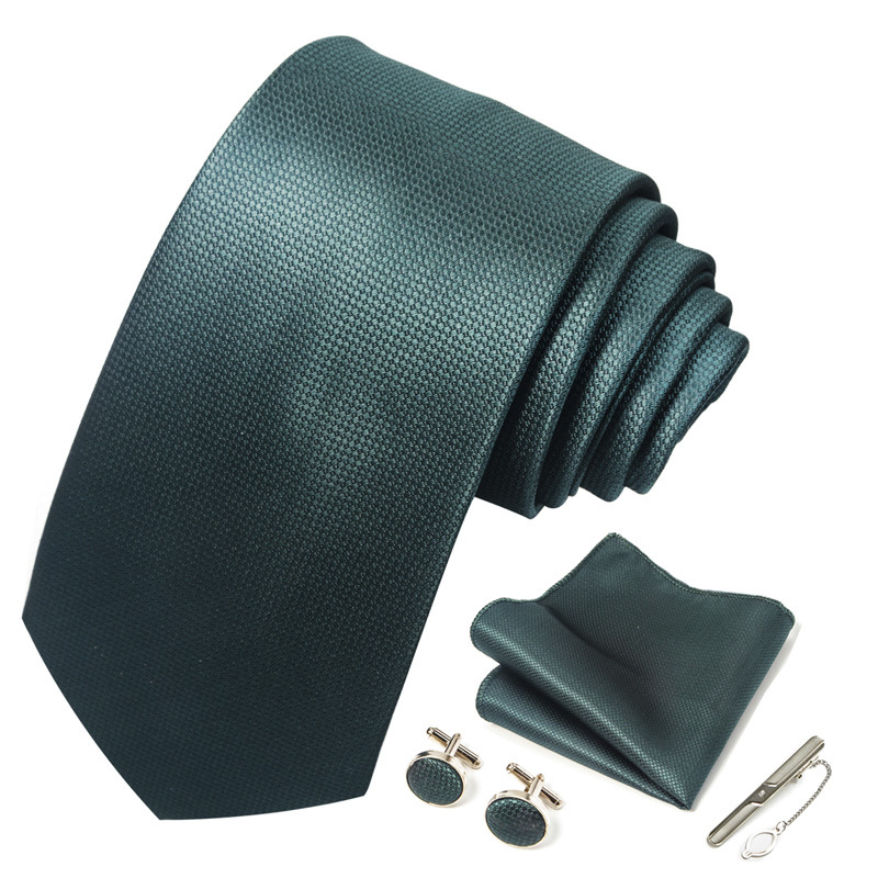Coffret cadeau de couleur nette pour hommes, 1200 aiguilles, ensemble de robe d'affaires de groupe, cravate de mariage, usine_voghion.com