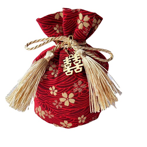 ins style wedding gift supplies Chinese wedding candy bag candy box souvenir creative wedding candy box cloth bag