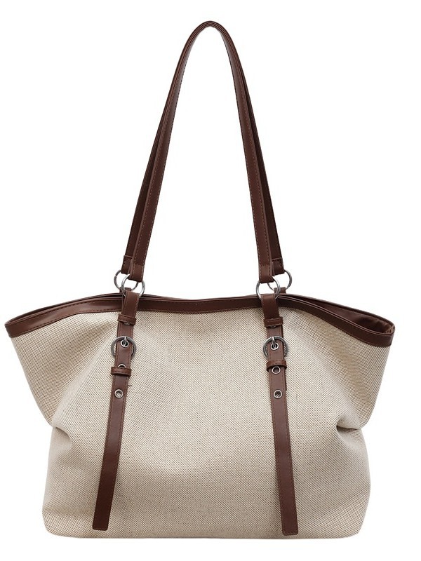 Bolsas de tendencia transfronteriza de gran capacidad para mujeres 2026 nueva moda perezosa bolsas de hombro de brazo para viajar bolsas de ocio image 6