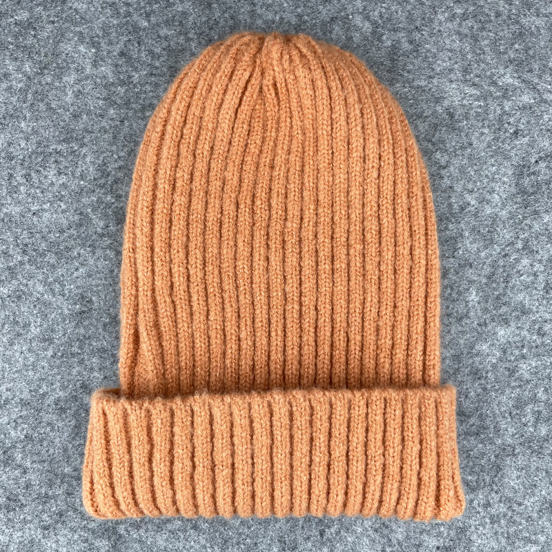Brand fashionable trend solid color children's keep warm woolen…