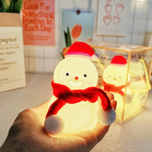 圣诞节可爱雪人小夜灯批发夜市摆摊玩具网红卡通氛围灯圣诞小礼品