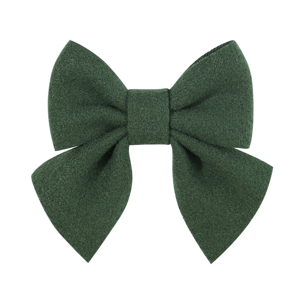 Fashion Solid Color Bow Knot Cloth Hair Clip display picture 5