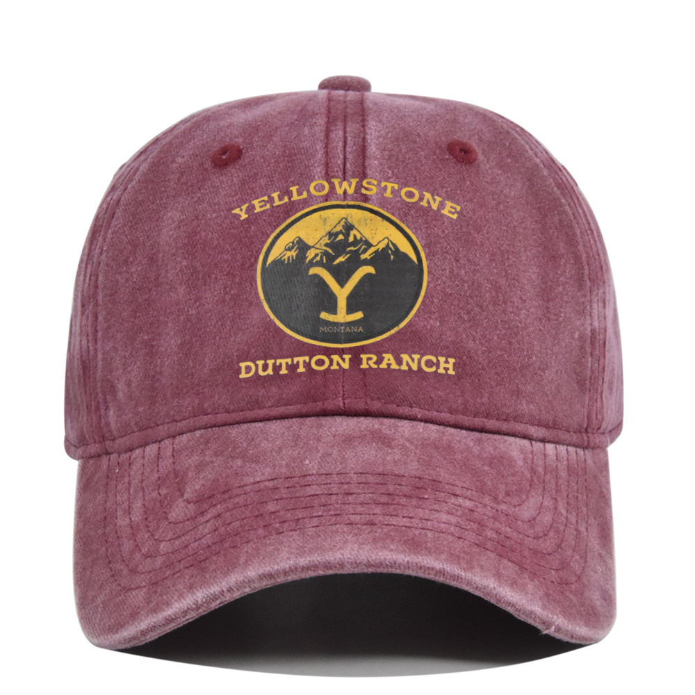 Cappellino da baseball con visiera curva, in seta stampata con pietra gialla e graffiti, cappello da sole personalizzato_voghion.com