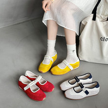 真皮复古拼色德训鞋女2025新款百搭休闲运动板鞋通勤百搭软底单鞋