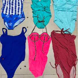 辣妹风红色绑带比基尼三件套欧美性感分体泳衣温泉度假bikini
