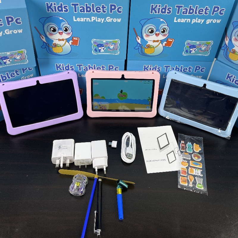 跨境热卖现货工厂7寸儿童平板电脑智能学习平板外贸tablet pc