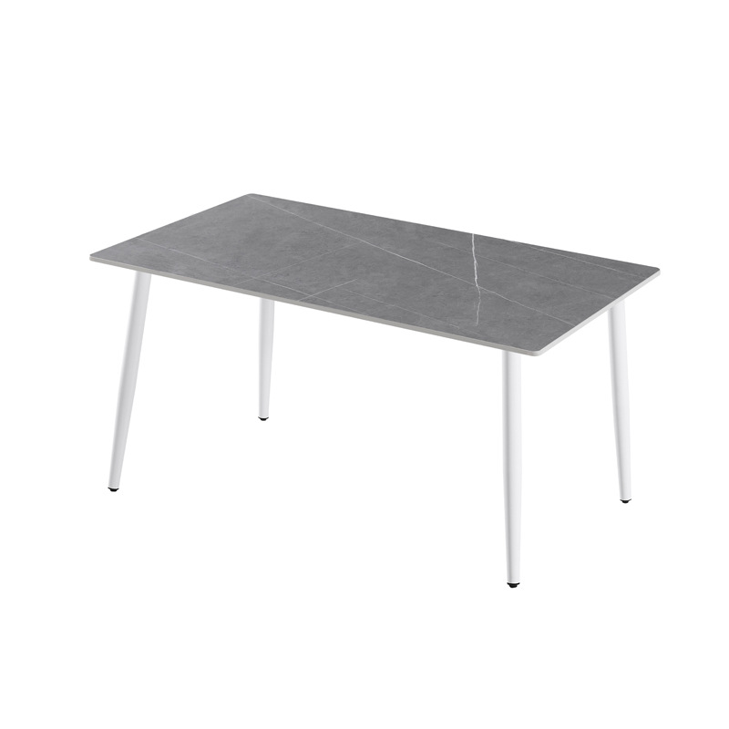 Marco blanco-mate Armani gris borde recto