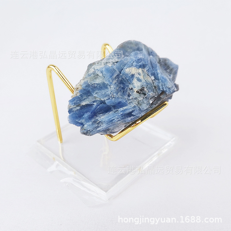 Acrílico transparente mineral etiqueta rack cristal crudo piedra mineral espécimen estante caballete soporte base creativa