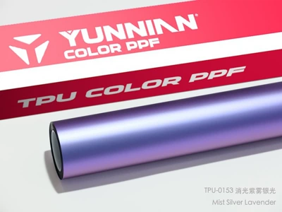 Auto Color Change Film — change film, available for both wet and - tpu-matte-purple-mist-silver-dry-and-wet-dual-application-15215m