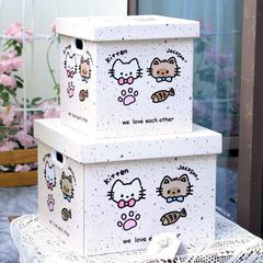 泼墨情侣小猫七夕情人节礼品盒高级礼盒少女心生日礼物精致高颜值