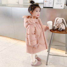 巴拉巴拉同款女童羽绒服中长款宝宝可爱加厚洋气保暖小童儿童外套