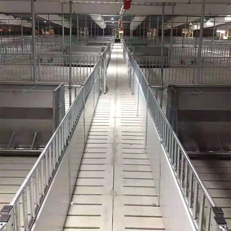 Cama de parto compuesta de cerdas de cría de corral de cerdos suministrada por fábrica placa de fuga de estiércol para cría de cerdos y cría de crías de cerdos
