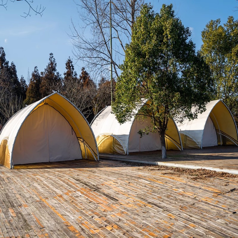 Hotel de lujo salvaje estilo al aire libre alojamiento residencial de lujo velero tienda de campaña vacaciones en línea popular lugar escénico fabricantes de cabina