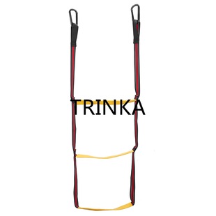 Three-stage rope ladder inflatable kayak folding 3-step ladder boat rope ladder extension auxiliary boat swimming ladder boarding ladder