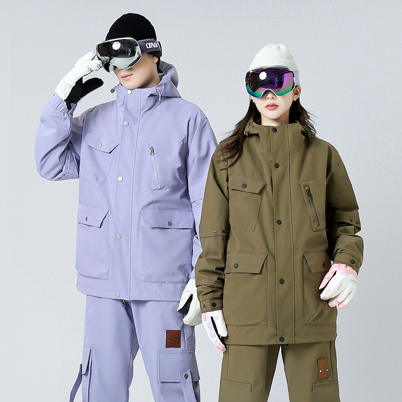 Осенние и зимние съемные двухслойные рабочие куртки для мужчин и женщин с нанесением логотипа.