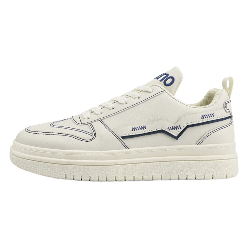 Zapatos de moda para hombres 2024 primavera nuevos zapatos de transmisión en vivo diseño de nicho casual popular en línea deportes zapatos blancos zapatos de mesa