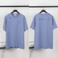 Light blue ready-to-wear hole letter logo printing 10