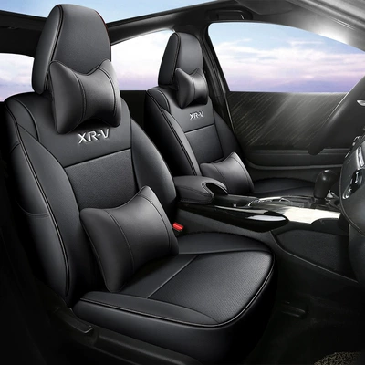 Version Xrv Flagship Edition Full: Modelə uyğun (Original) oturacaq örtükləri - full-black-deluxe-edition-honda-xrv-special-middle-leather