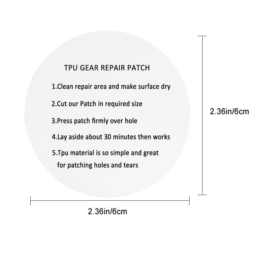TPU透明防水修补贴 充气产品修补片 充气泳圈泳池气垫船补漏胶带