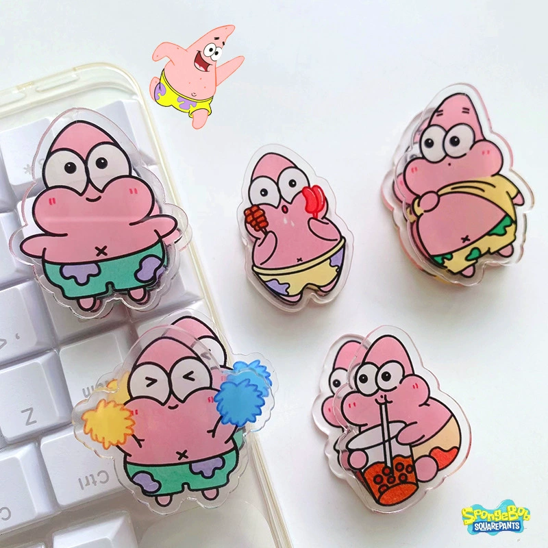 Cartoon sponge children's acrylic double-sided folder