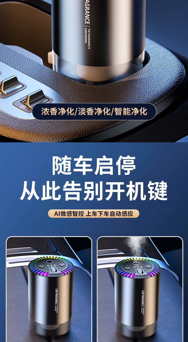 Starry Sky Ceiling Car Aromatherapy Machine, Car Perfume, In-Car Automatic Spray Machine, High-End Fragrance Manufacturer Customization Oem