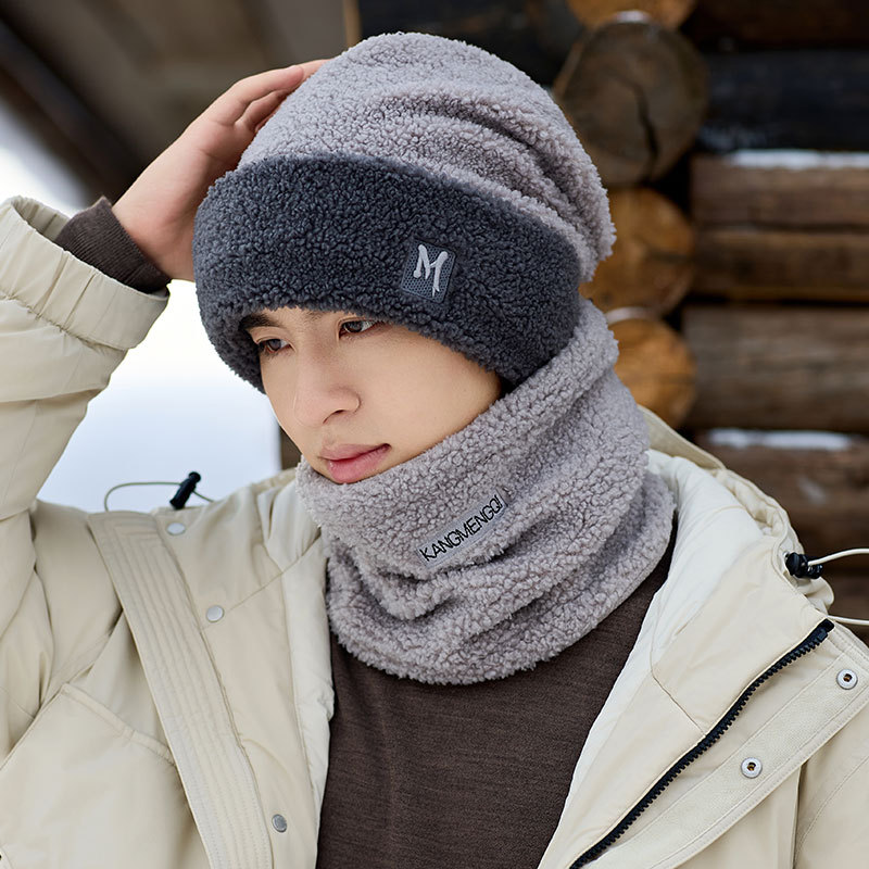 Men's Thickened Fleece Lined Winter Hat With Neck Protection_voghion.com