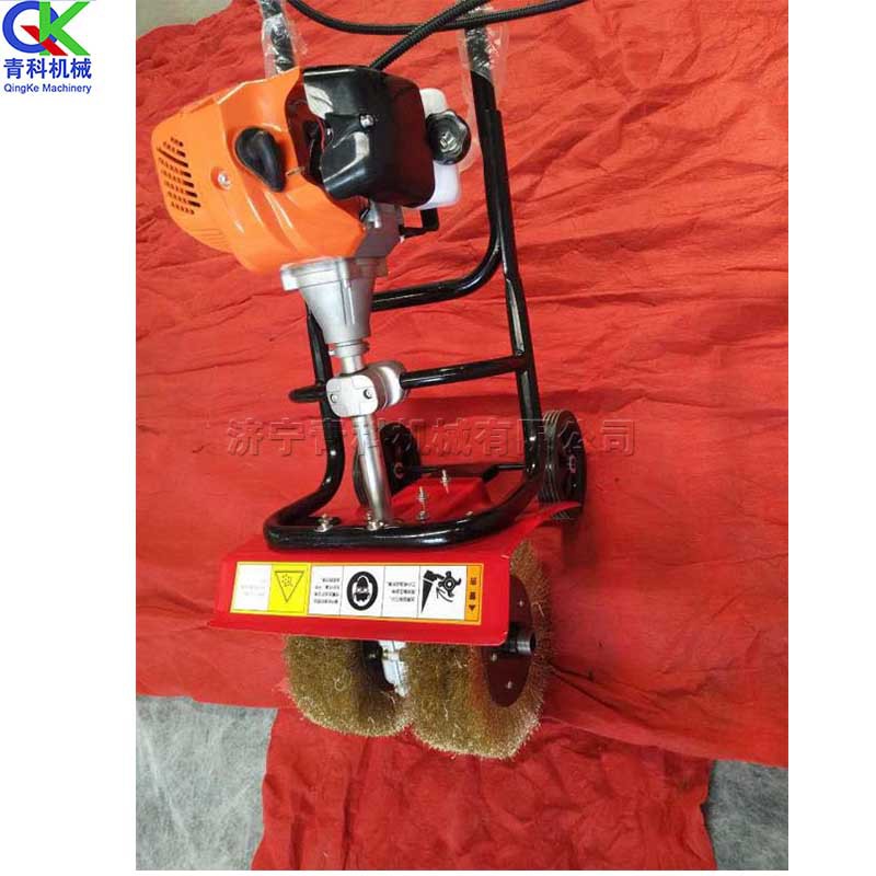 钢结构楼板生锈打磨机 四冲程彩钢瓦除锈机 钢结构屋顶翻新机