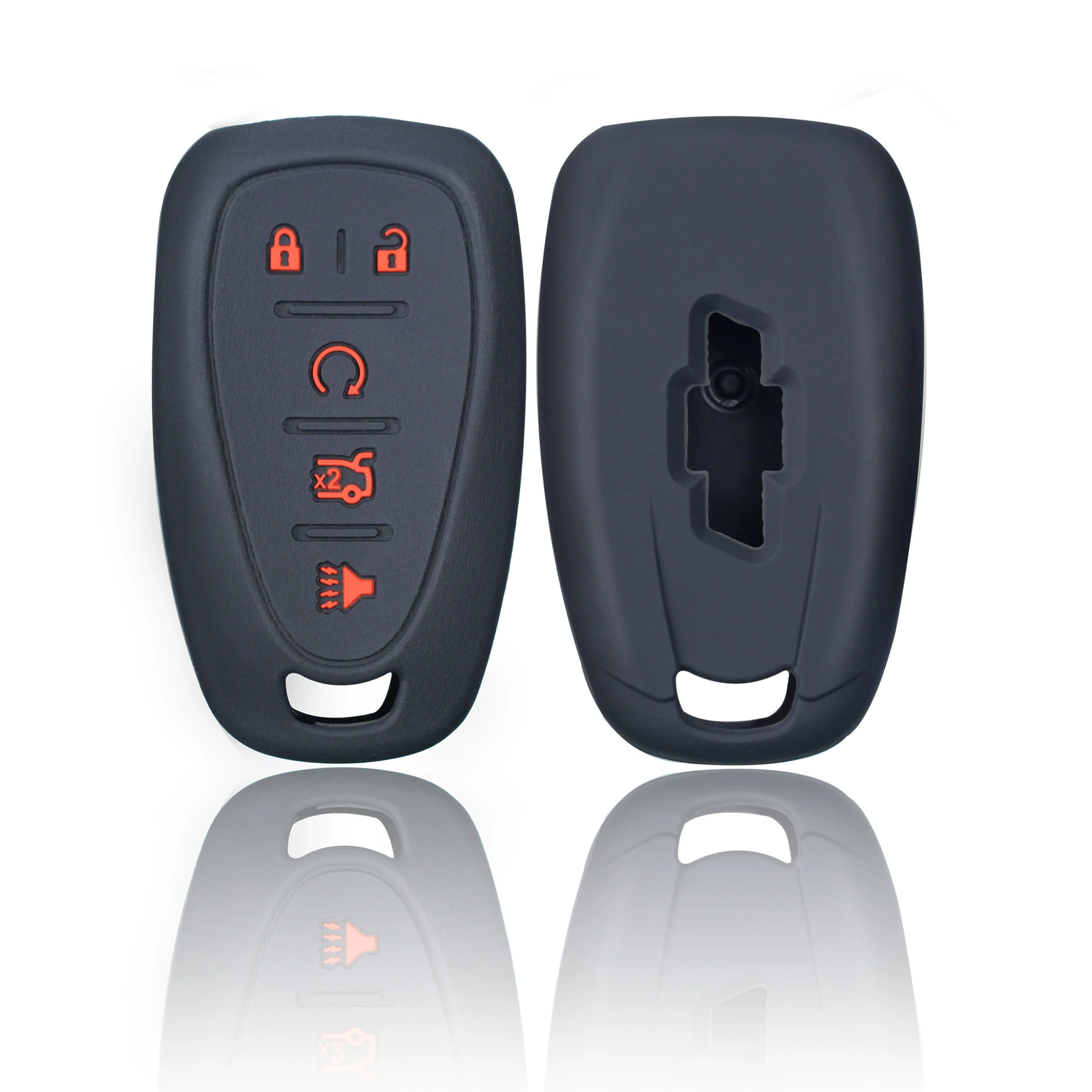 Применимо для Chevrolet Koswaz детектива Cruze Автомобильный силиконовый брелок чехол для ключей