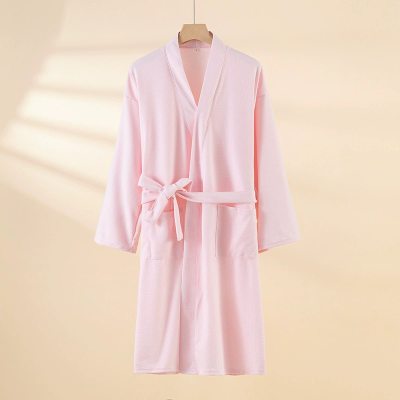 Хлопковый демисезонный халат, длинный пижамный костюм для любимого