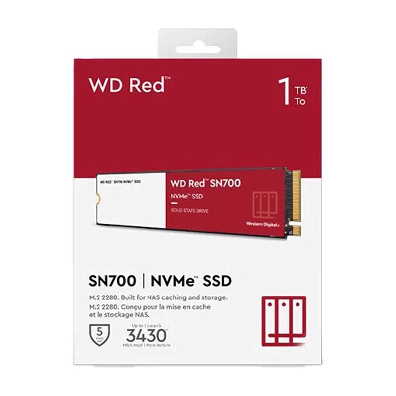 WD Red SN700 4 ТБ SSD M.2, Western Digital, диск для NAS, сетевая память