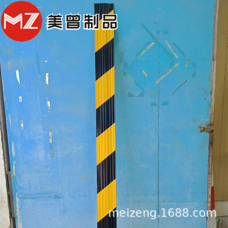 红白警示带 平板隔离栏彩钢建筑踢脚板 楼层隔离带踢脚线厂家批发