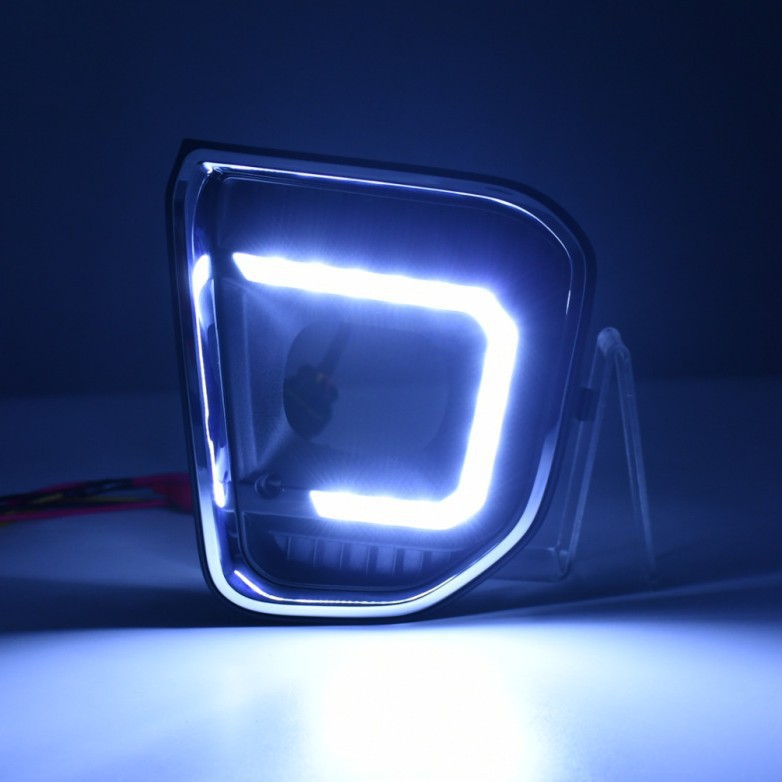 Aplicable para el nuevo 2024 - ON Ford EVEREST LED Asamblea de lámpara de niebla LED Lámpara de barra delantera de luz diurna modificada