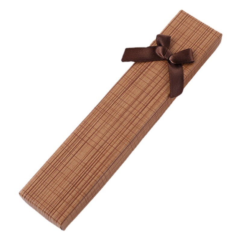 Caja de horquilla vintage caja de collar marcador cuchara pluma caja de embalaje de joyería caja de regalo