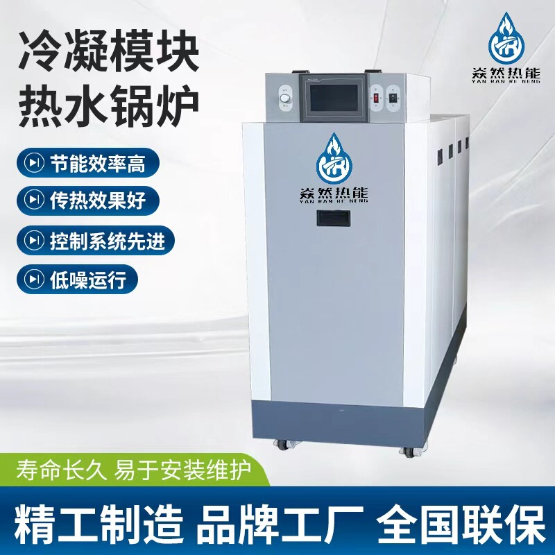 Condensing Module Low Nitrogen Hot Water Boiler Intelligent Group Control Commercial School Hotel Industrial Heating Bath Hot Water Boiler