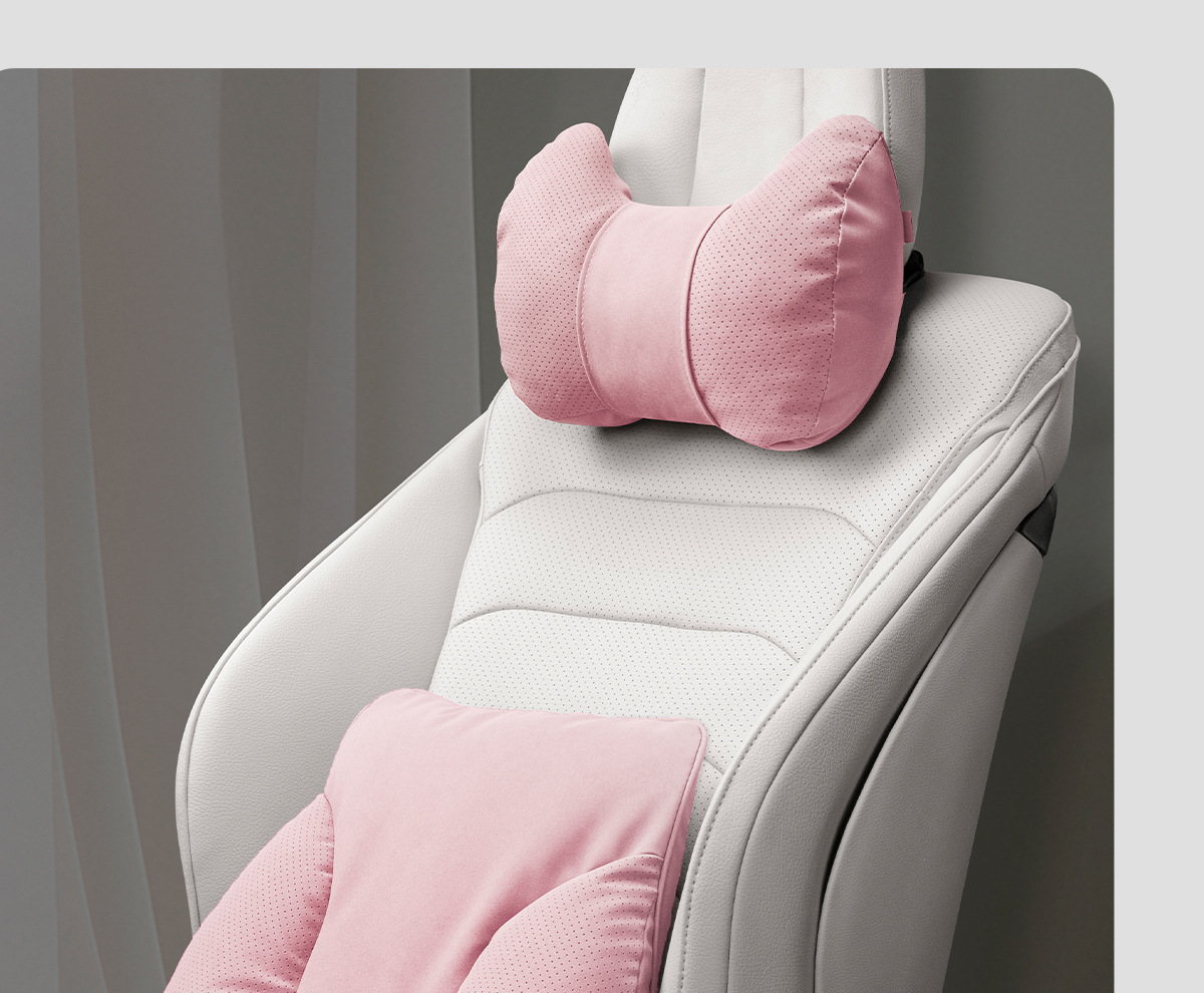 Car Headrest Neck Protector Car Seat Cushion Set 2025 New Model Car-Specific Pillow Lumbar Support Neck Pillow