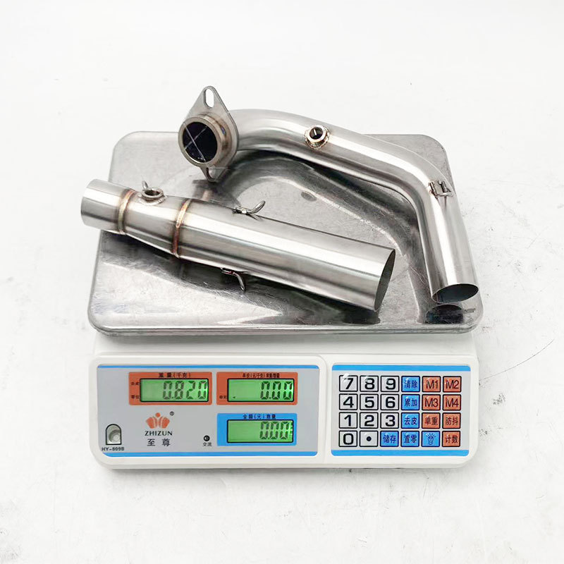 Suitable for motorcycle ZOTES 368 exhaust pipe modification, ZOTES 368 front section, tail section, and full section exhaust pipe