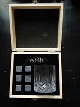 高档木盒装whiskey stone 威士忌石头冰块 木盒装冰酒石