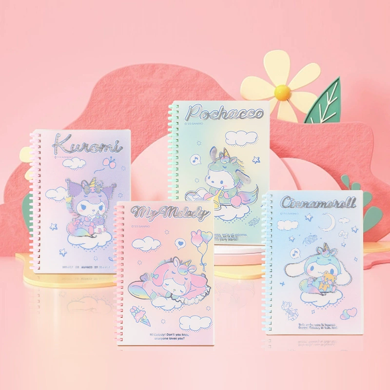 Школьный тетрадь Soft coil spiral notebook pp cover notebook A5 notepad students do not hurt hands KT81225