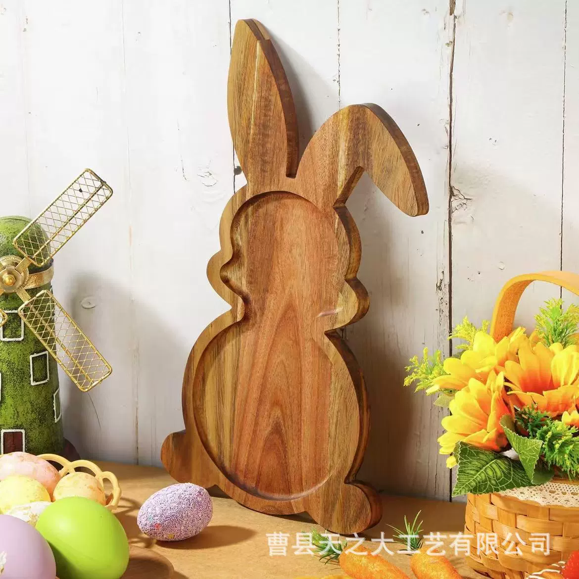 Трансграничный мультяшный кролик поднос пасхальный декоративный фруктовый десерт поднос на кухне приготовленный сыр разделочная доска