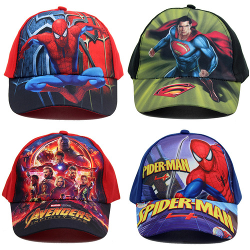 Cartoon Children's Hat for Boys and Girls, Spring and Autumn Sunshade and Sun Protection Hat for Babies, Duckbill Hat and Baseball Cap