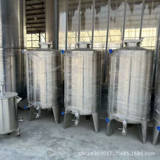小型不锈钢储油罐 1000斤芝麻香油储蓄罐 立式白钢罐 按需生产